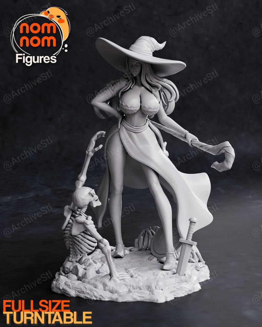 龙之冠(Dragon's Crown) - 女法师(Sorceress) 3D打印图纸